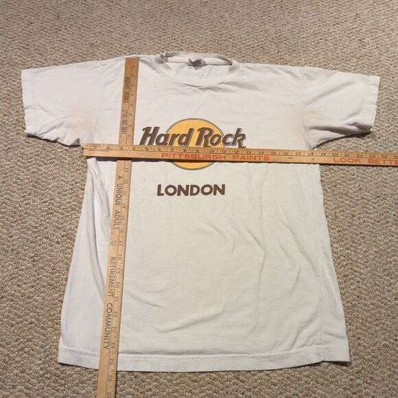 Vintage Hard Rock Cafe London T Shirt Adult Medium Logo Short Sleeve - Picture 5 of 6